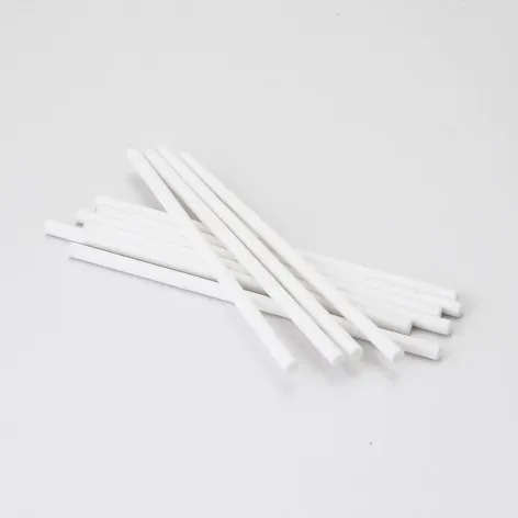 Lollipop Sticks (White Paper) - 98mm long; 3.8mm dia